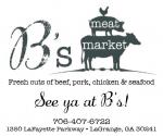 B's Meat Market and Backyard B'stro