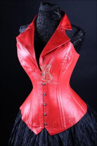 CorseVest Leather Red