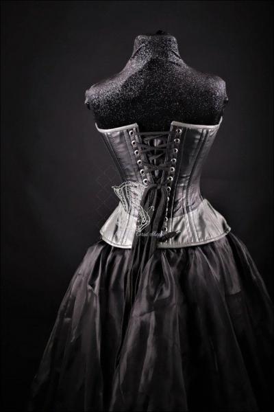 Studded Beauty Black and Grey Corset picture