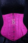 Silk Underbust Purple Corset