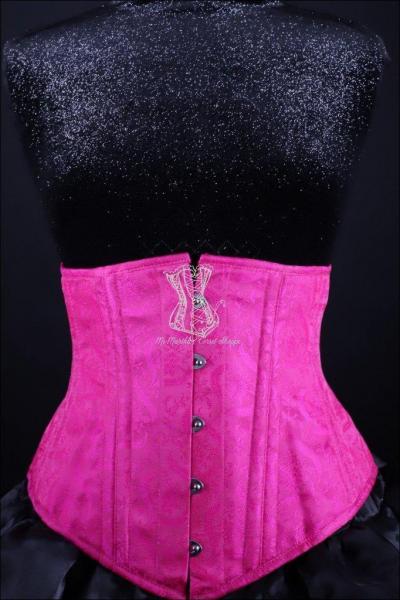 Silk Underbust Pink Corset picture