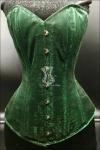 Green/Teal Sparkles Corset