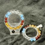 Scorpio Zodiac Bracelet – Clear Quartz, Citrine, Garnet & Aquamarine