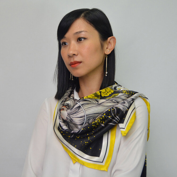 "Rest" Scarf + Pin Set picture