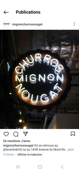 Mignon Churros&Nougat llc.