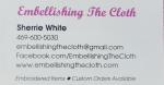 Embellishing The Cloth