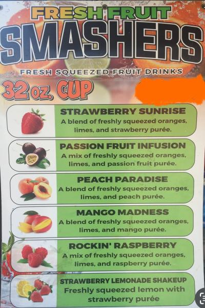 Liberty Kettle Corn & Fresh Fruit Smashers