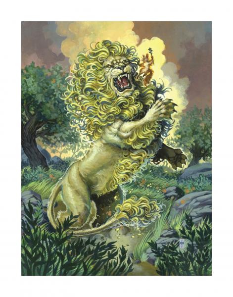 "The Nemean Lion" Print by Erich J. Moffitt picture