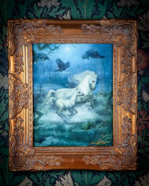 Limited Edition Framed Canvas "The Backahasten" by Annie Stegg Gerard