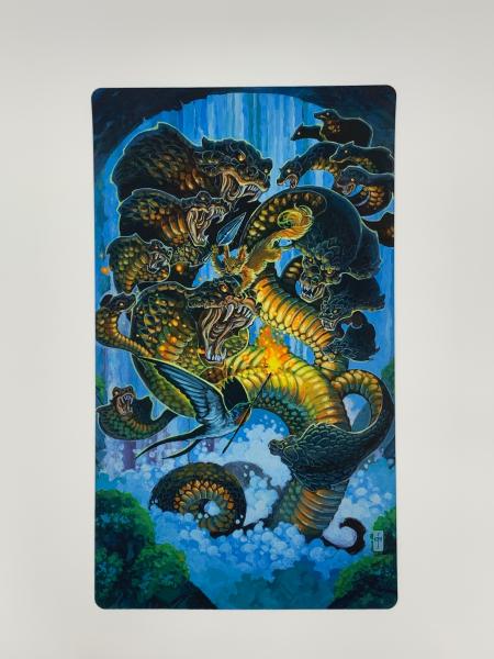 The Lernean Hydra Playmat by Erich J. Moffitt