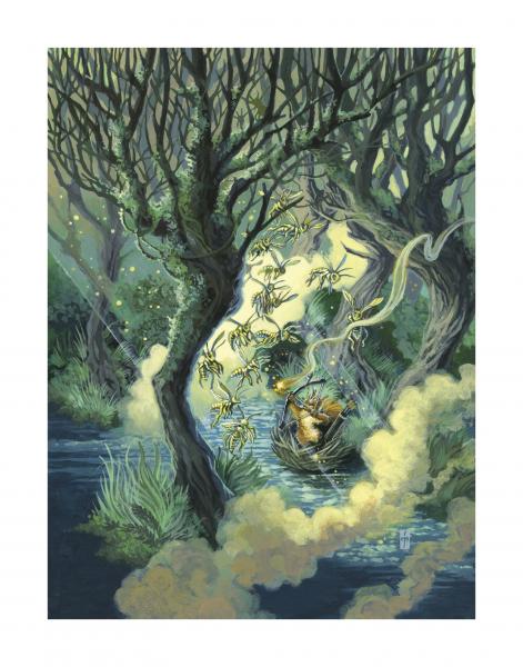 "The Stymphalian Swamp" Print by Erich J. Moffitt