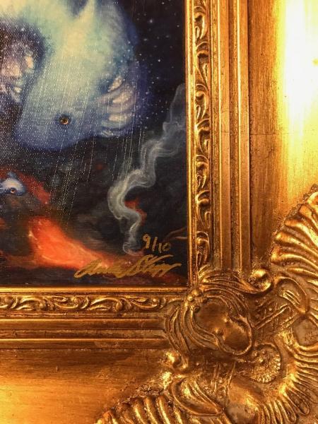 Limited Edition Framed Canvas "The Skaldic Salamander" by Annie Stegg Gerard picture