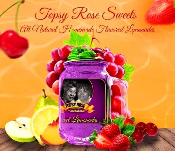 Topsy Rose Sweets 100% Organic Fresh Fruit Lemonade Bar