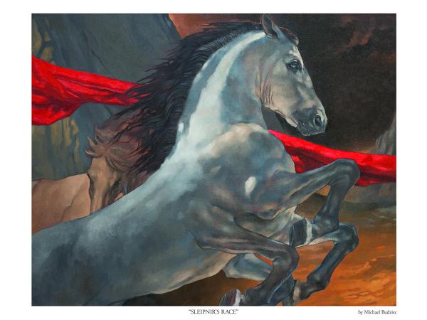 Sleipnir's Race 12"x16" Print picture