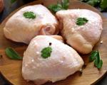 Pasture raised chicken thighs