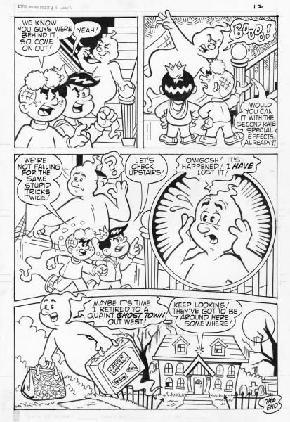 Original Comic Art Story - A Hauntin' We Will Go! picture