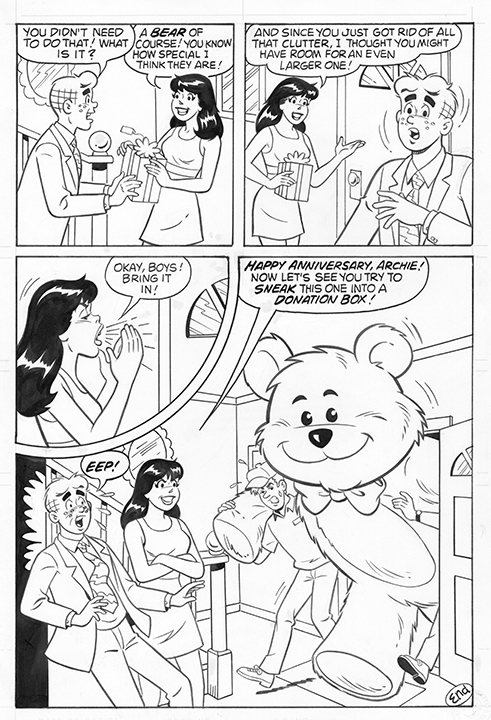 Original Comic Art Story - Grin and Bear It! picture