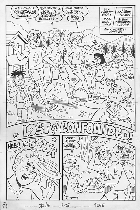 Original Comic Art Story - Lost and Confounded-2018