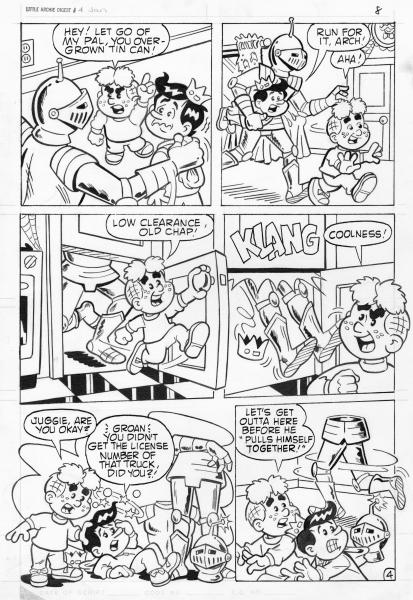 Original Comic Art Story - A Hauntin' We Will Go! picture