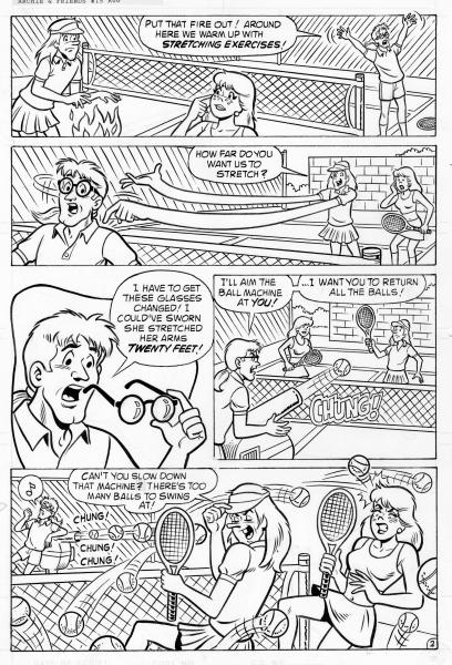 Original Comic Art Page -Sabrina - Archie and Friends #12
