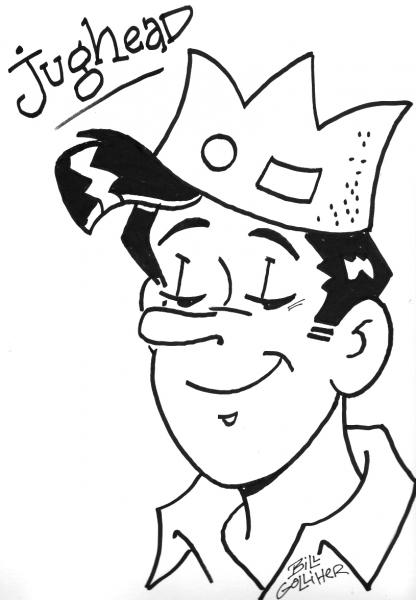 Large Inked Archie Character Sketch - 9 x 12 Inches picture