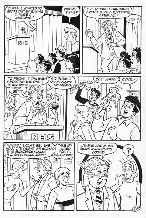 Original Comic Art Story - Bandana Dilemma picture