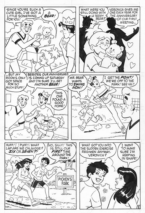 Original Comic Art Story - Grin and Bear It! picture