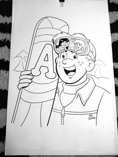 Cover - Original Comic Art  -  Archie Digest #326
