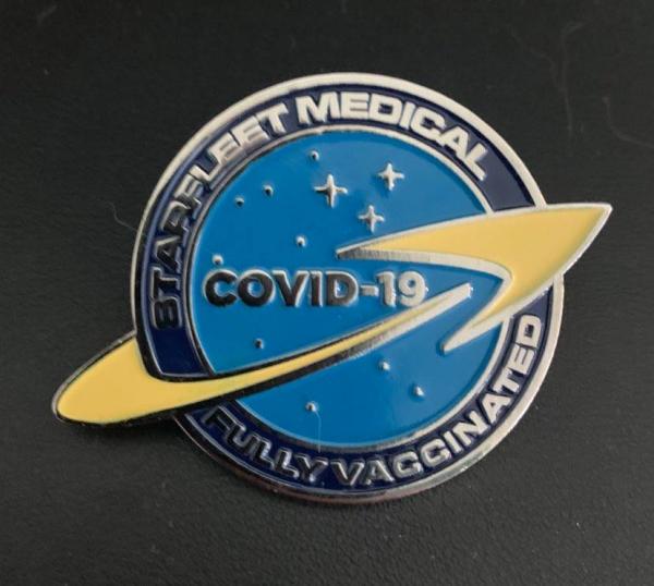 "Fully Vaccinated" Starfleet Medical Pin