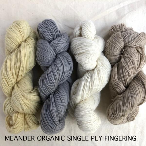 Meander organic Merino fingering picture