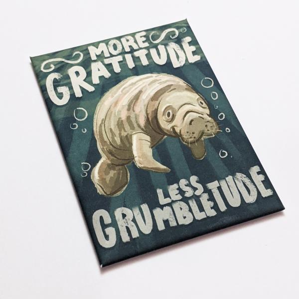 More Gratitude, Less Grumbletude Magnet picture