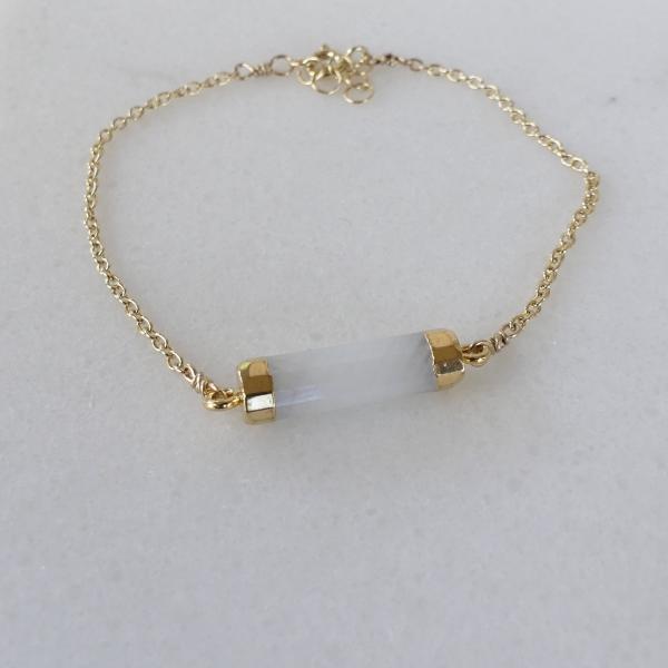 Gold Gemstone Stacking Bracelets picture