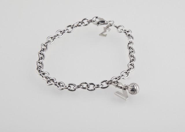 Sterling Silver Volleyball Charm picture