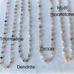 Gemstone Choker Necklaces in Gold Vermeil