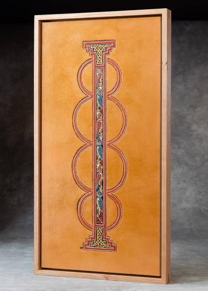 Knotwork Column adapted from Lindisfarne Gospels, f10v.  _GDP8667 picture