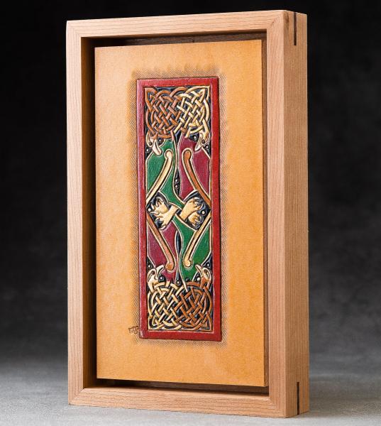 Knotwok panel from Macregol Gospels, f127r.  _GDP8426 picture