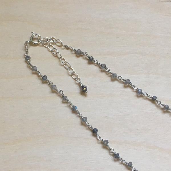 Silver Gemstone Choker Necklaces picture