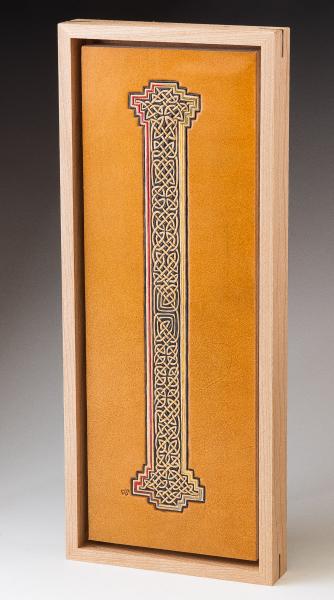Knotwork Column Adapted from Barbarini Gospels.  _GDP7888