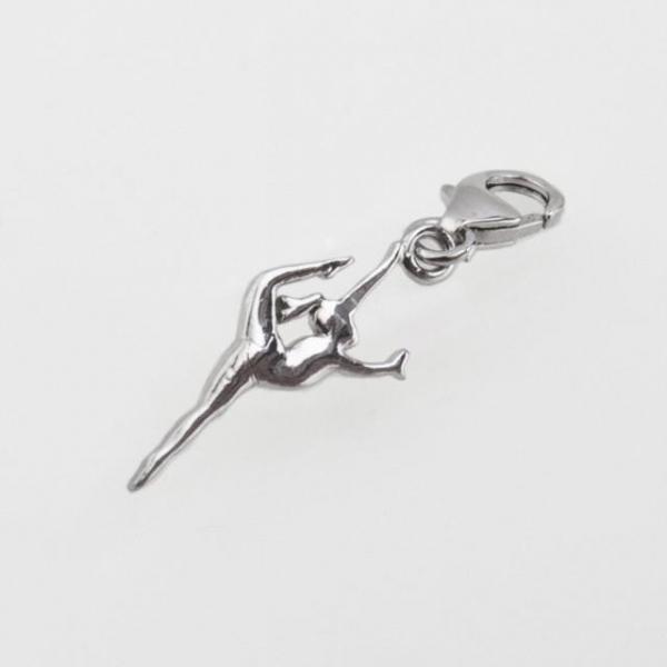 Dancer Sterling Silver Charm