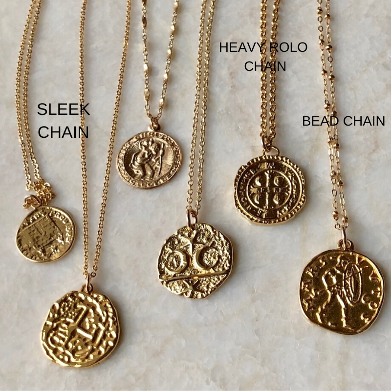 Gold Coin Necklaces picture