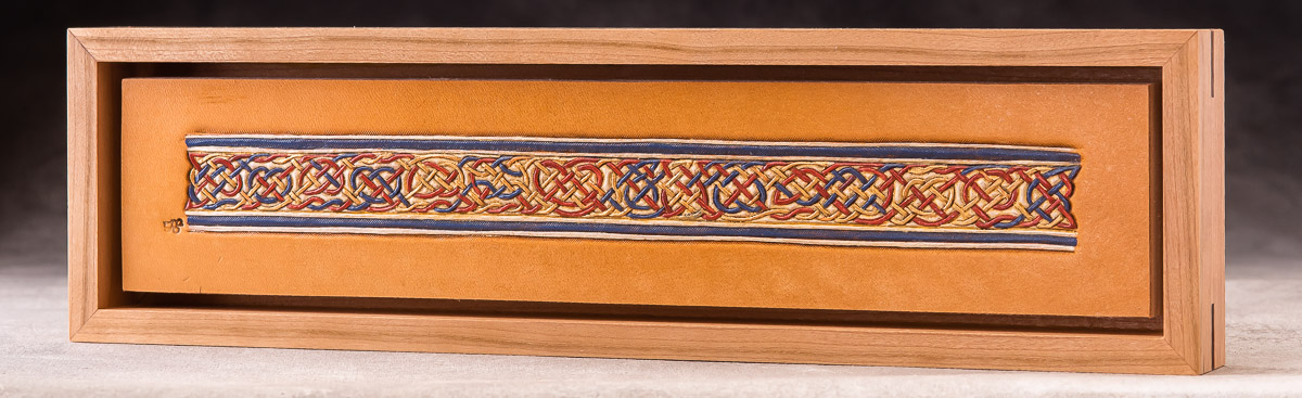 Knotwork panel adapted from Stockholm Codex Aureus.  _GDP8484