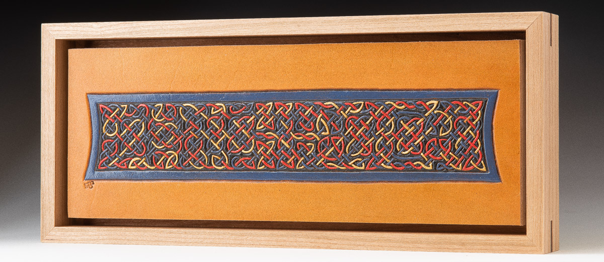 Knotwork Panel from Stockholm Codex Aureus, f6v.  _GDP7955