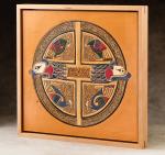 Circular Knotwork Panel adapted from Book of Kells, f 4v.  _GDP8490