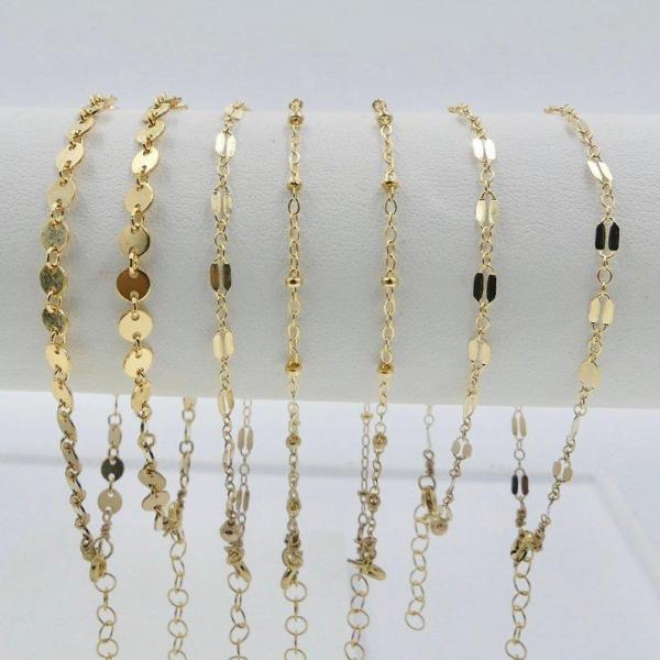 Gold Stacking Bracelets | Chain Bracelets picture