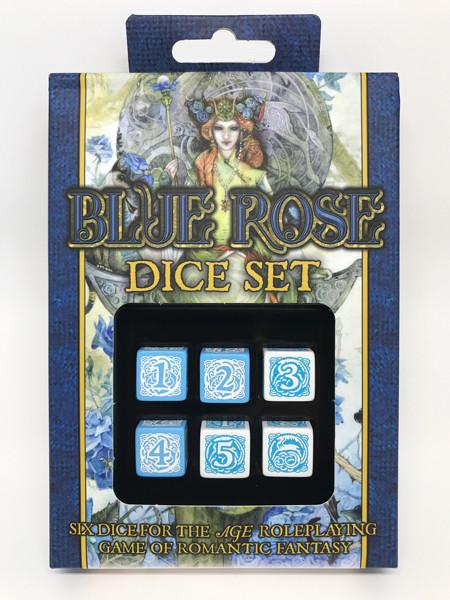 Blue Rose Dice Set picture