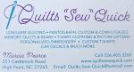 Quilts "Sew" Quick