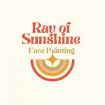 Ray of sunshine face painting