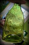 Bee Design Slumped Wine Bottle Dish - made to order