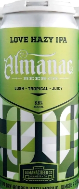 ALAMANAC LOVE HAZY IPA BEER