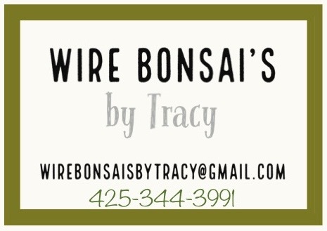 Wire Bonsai’s By Tracy